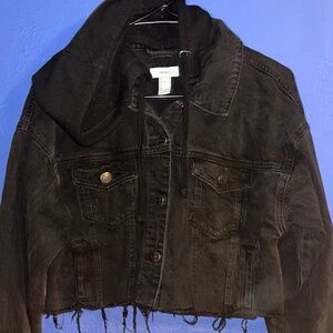 Forever 21 Black Denim Jacket